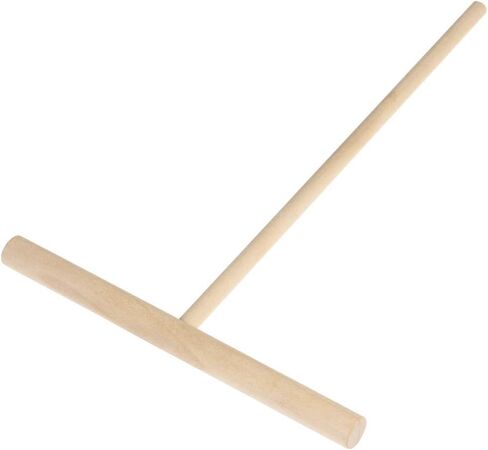 Hemoton Nonstick Cookware 2pcs T Shape Crepe Maker Pancake Wooden Spreader Stick, Wooden Crepe Tools, Crepe Maker Accessories, Crepe Spreaders for Making Crepes Turner Spatula in Saudi Arabia