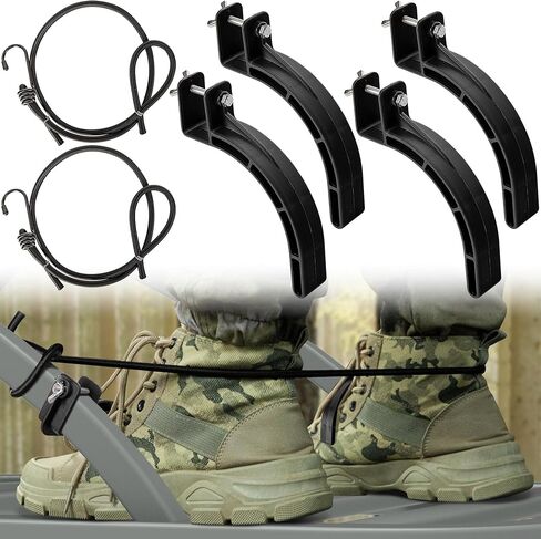 RunNico Climber Stand Accessories, Climbing Tree Stand Accessories with Elastic Rope, Fast Climb Stirrup for 1'' Square Tube Bracket Outdoor Hunting Standing Safety in Kuwait
