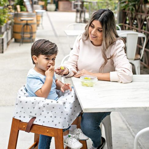 J.L. Childress Disney Baby by Disposable Restaurant High Chair Cover Individually Wrapped for Travel Convenience, Mickey and Minnie, 12 Count in Saudi Arabia
