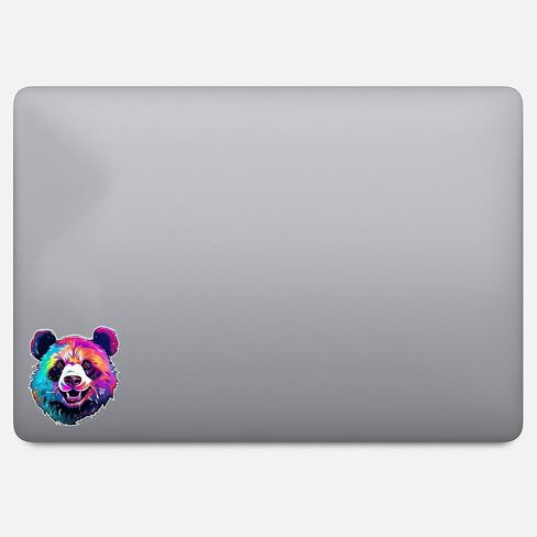 Colorful Cute Panda Sticker For Car, Bike, SUV, Truck, Helmet, Laptop, Water Bottle, Notebook, Decal window, Guitar, Skateboard, Bumper Vinyl Waterproof sticker 5 inch (Design 1) in Saudi Arabia