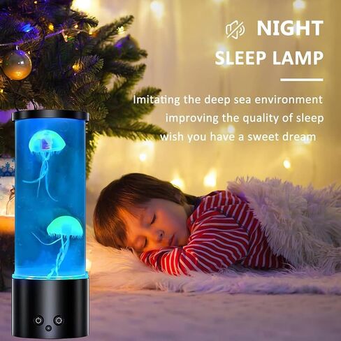 Upgraded Jellyfish Lamp, Electric Jellyfish Lava Lamp for Adults, Jellyfish Tank Table Lamp, Color Changing Jellyfish Aquarium, Home Decor and Room Mood Light in Saudi Arabia
