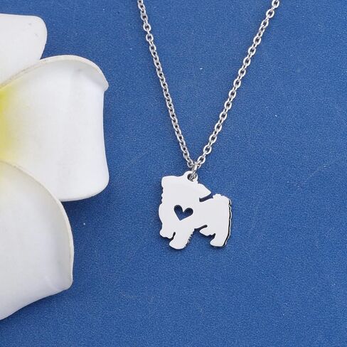 KEYCHIN قلادة الكلب المالطي هدايا محبي الكلاب المالطية مجوهرات الكلب المالطي للكلاب أمي مالك الكلب سيدة الكلب in Kuwait