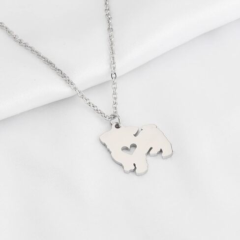 KEYCHIN قلادة الكلب المالطي هدايا محبي الكلاب المالطية مجوهرات الكلب المالطي للكلاب أمي مالك الكلب سيدة الكلب in Kuwait