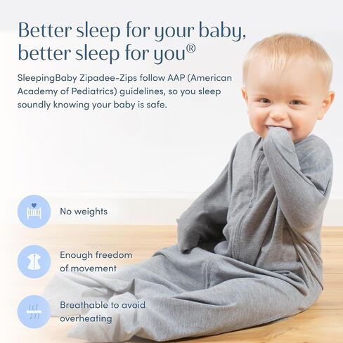 SleepingBaby Zipadee-Zip Transition Swaddle - Cozy Baby Swaddle Blanket with Zipper Convenience - Roomy Wearable Blanket for Easy Diaper Changes - Classic Teal, Small (4-8 Month) in Kuwait