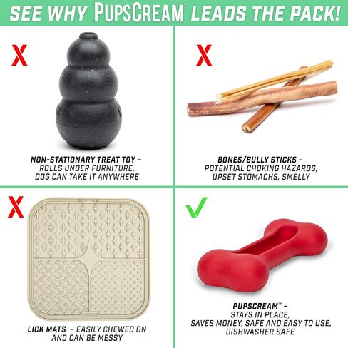 GoSports Pets PupsCream Freezable Dog Treat Station - Helps Keep Dogs Busy - Small or Large in Saudi Arabia