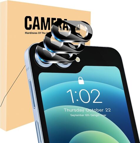 3 قطع من واقي عدسة الكاميرا لهاتف Samsung Galaxy Z Flip 6، واقي شاشة كاميرا عالي الدقة من الزجاج المقسى 9 صلابة ومضاد للخدش لهاتف Galaxy Z Flip 6 in Kuwait