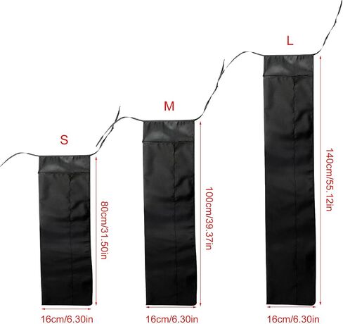Waterproof Oxford Cloth Fishing Rod Bag Cover Fishing Tackle Storage Bag Sleeve Portable Fishing Rod Protective Bag, 16x140cm in Saudi Arabia