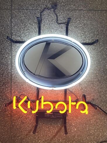 Neon Signs Kubotas 19''x15'' Garage Man Cave Beer Bar Decor, Neon Light Sign for Home Party Wall Decor Handmade Visual Artwork Gifts in Saudi Arabia