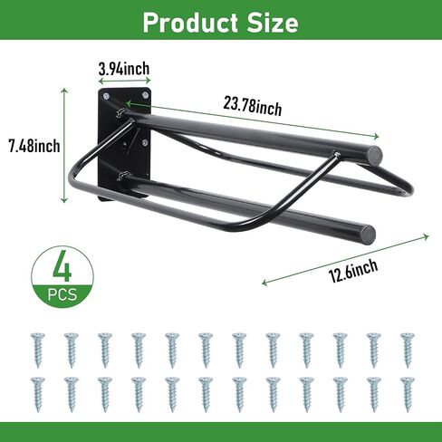 lukar 4PCS Wall Mounted Saddle Rack with Pad Bar, Horse Saddle Pad Rack Heavy Duty Saddle Rack Stand Horse Tack Storage for English Western Saddles,Blanket,Pad in Kuwait