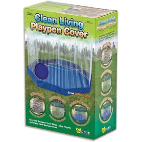 Ware Manufacturing Small Canvas Clean Living Small Pet Floor Cover, Blue/Green