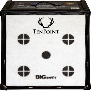 Iron Man Kinetic 650 Ten Point Edition Target for Archery, High-Tech Aramid Core, Black