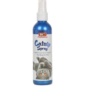 Bio Pet Active Catnip Spray Cat Play Spray, Safe for Pets, 3.38 fl oz, white