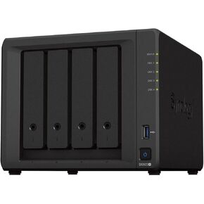 Synology DiskStation DS923+ 4-Bay NAS Enclosure Server | AMD Ryzen R1600 ثنائي النواة يصل إلى 3.1 جيجا هرتز | ذاكرة وصول عشوائي DDR4 سعة 8 جيجابايت | لا يوجد محرك أقراص ثابت مثبت | 256 جيجا بايت M.2 NVMe SSD in Kuwait