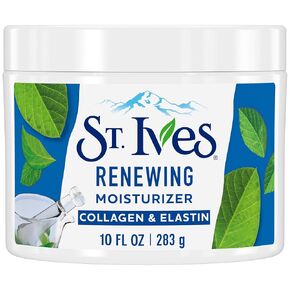 - مرطب الوجه تايملس سكين بالكولاجين والإيلاستين من سانت.آيفز، 283 جم, Collagen Elastin 10 oz