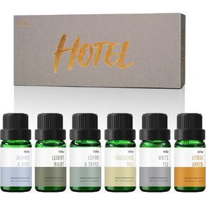 Fragrance Oils, MitFlor Nature Set of Essential Oils for Diffusers for Home, Soap & Candle Making Scents, Aromatherapy Oil Gift Set, Ocean Mist, Rain, Pine Forest and More, 6x10ml