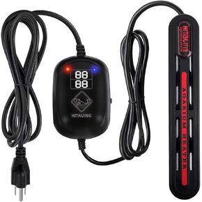 HiTauing Submersible Aquarium Heater,300W/500W Fish Tank Heater with Over-Temperature Protection and Anti-Dry Burn for Marine Saltwater and Freshwater in Kuwait