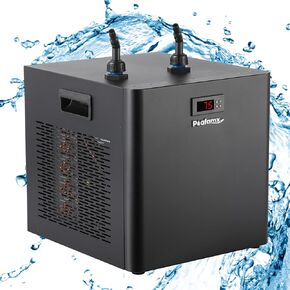 Poafamx Water Chiller 132Gal 1/2HP Cold Plunge Chiller for Ice Bath with Quiet Refrigeration Compressor 500L Aquarium Chiller Fish Tank Cooler for Axolotl Hydroponics System