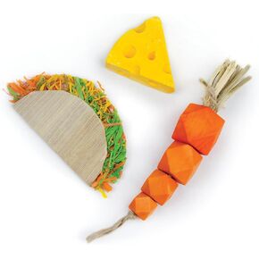 Prevue Pet Products Dine & Dash Small Animal Toy Bundle