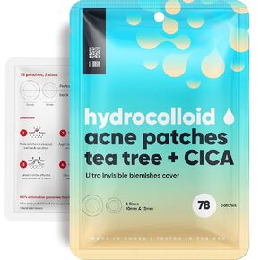 LE GUSHE Acne Pimple Master Patch 132 dots - Absorbing Hydrocolloid Blemish Spot Skin Treatment and Care Dressing