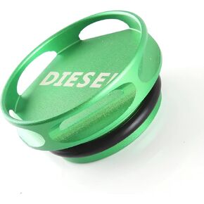 Diesel Fuel Cap for Dodge Ram, Aluminum Factory Combo Pack - Magnetic Diesel Fuel Cap & DEF Cap for RAM 1500 2500 3500 Trucks (2013-2019)