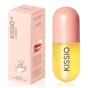 KISSIO Lip Plumper Set,Natural Lip Plumper,Lip Care, Lip Plumper Gloss,Lip Moisturizing Beautiful,Day Ues And Night Ues Set(2PCS)