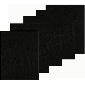 8 Pack Activated Carbon Filters for Pureness F6 Zeloite Air Filter Cat Litter Box, 6 Inch x 4.4 Inch Trimmable Pads