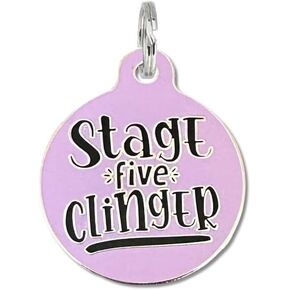Pet ID Tag - Cute & Funny Dog Tags - QR Code Engraved on Backside with Free Personalized Online Pet Profile (Silently Judging You)