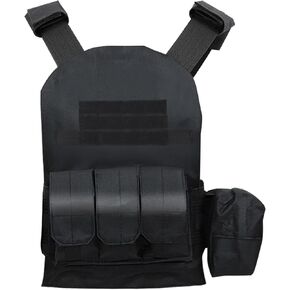 Kids Tactical Vest,Adjustable Training Protective Outdoor Vest Youth Army Costume for Playing Game CS
