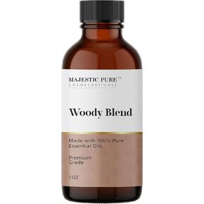 Majestic Pure Happy Essential Oil Blend | 100% Pure Therapeutic Grade Oil Blend for Positivity, Stress Relief | Grapefruit, Patchouli, Lemon Essential Oil for Diffusers & Aromatherapy | 1oz