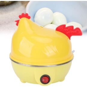 Electric Egg Cooker,Multifunction Boiled Egg Cooker,Chicken Shape Rapid Egg Boiler,Automatic Shut Off Mini Breakfast Machine,Kitchen Gadgets For Boiled Eggs(US Plug 110V)