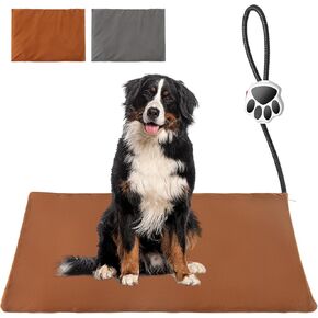 On/Off Switch Electric Pet Heating Pad with Chew Resistant Cord and 2PCS Machine Washable Cover,Indoor Heated Pet Bed Warmer,for Cat Beds and Dog Beds,17.6"x15.75" Small Size
