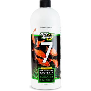 Fritz Aquatics FritzZyme 7 Live Nitrifying Bacteria Naturally Removes Amonia & Nitrite for Freshwater Fish (16-Ounce)