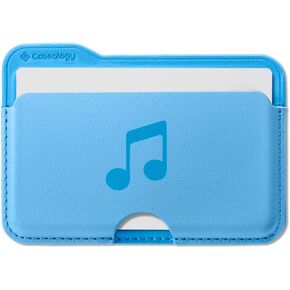 Caseology Folder Pop [Built-in Magnet Non-Slip Silicone pad] Vegan Leather Wallet Magnetic Card Holder Sleeve Compatible with Magsafe for iPhone 16, 15, 14, 13, 12 Series - Rainbow