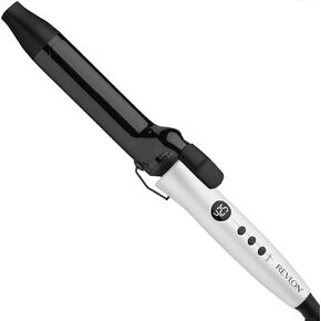 Revlon Crystal C + Ceramic Hair Curling Iron | Long-Lasting Shine and Less Frizz, (1 in)