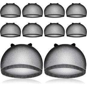 HD Wig Cap, IKOCO 8 Pcs Transparent Wig Cap for Lace Front Wig Thin Stocking Caps for Wigs Sheer Wig Cap for Women