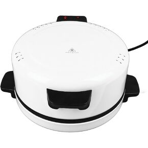 Electric Pizza Oven, Portable 12 In Countertop Pizza Maker Steak Machine Toaster, 2000W 6 Minutes Fast Cooking, Bottom Anti Slip, for Home Outdoor (US Plug 110V)