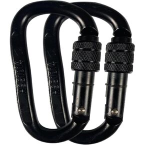 Hunter Safety Systems Recon Steel Carabiners - High-Strength, Easy-Locking, and Versatile Clips