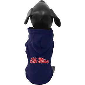 NCAA Mississippi Ole Miss Rebels Collegiate Cotton Lycra Hooded Dog Shirt