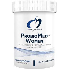 Designs for Health ProbioMed 50 - Probiotics for Digestive Health - 10 Strains with Lactobacillus acidophilus Probiotic + Lactobacillus rhamnosus - Gut Health + Immune Support Supplement (30 Caps)