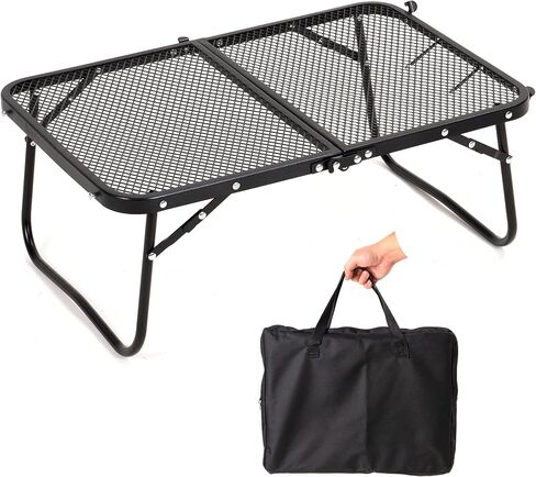 Camping Grills, Stable Portable Over Camping Grill for Outdoor Open Flame Cooking Portable,Camping Barbecue Grills for 4 to 6 People, Camping Picnic Barbecue Patio Party Outdoor Use(Guys Love) in Saudi Arabia