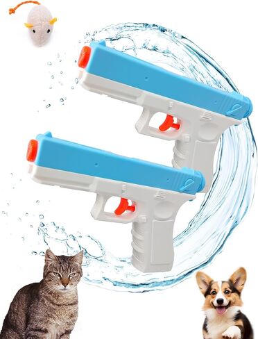Squirt Guns for Cats Dogs Training, Cat Deterrent, Water Pistols for Dogs Cats Pets Training, Size for Adults, 2 Pack in Saudi Arabia