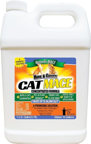 Nature’s MACE Cat Repellent Spray 1 Gal Concentrate, Treats 48,000 Sq Ft, Cat Repellent Outdoor Spray, Indoor Spray, Keep Cats Out, Train Your Cat to Stay Out, Cat Training Tool, Cat Scratch Deterrent in Saudi Arabia