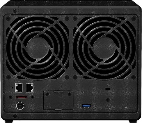 Synology DiskStation DS923+ 4-Bay NAS Enclosure Server | AMD Ryzen R1600 ثنائي النواة يصل إلى 3.1 جيجا هرتز | ذاكرة وصول عشوائي DDR4 سعة 8 جيجابايت | لا يوجد محرك أقراص ثابت مثبت | 256 جيجا بايت M.2 NVMe SSD in Kuwait