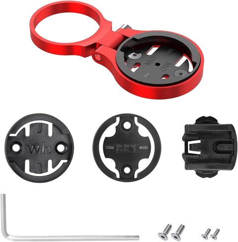 Garmin Edge Mount - Adjustable Out Front Bike Computer Mounts for Stem,Road Cycling Garmin Bike Computer Mount,Wahoo Mount Compatible with Wahoo Elemnt,Elemnt Bolt,Elemnt Mini,Bryton,Cateye - Black in Saudi Arabia