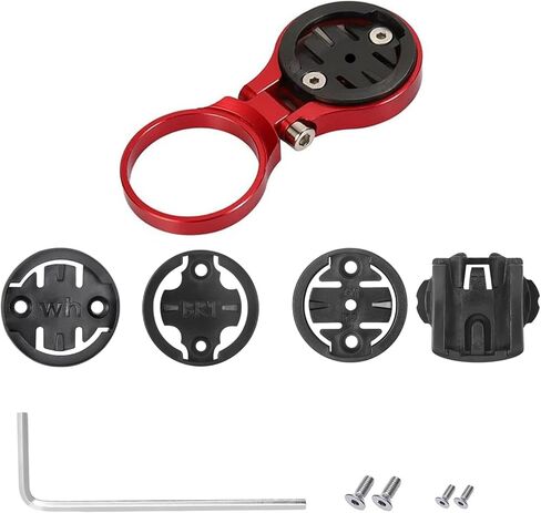 Garmin Edge Mount - Adjustable Out Front Bike Computer Mounts for Stem,Road Cycling Garmin Bike Computer Mount,Wahoo Mount Compatible with Wahoo Elemnt,Elemnt Bolt,Elemnt Mini,Bryton,Cateye - Black in Saudi Arabia