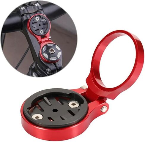 Garmin Edge Mount - Adjustable Out Front Bike Computer Mounts for Stem,Road Cycling Garmin Bike Computer Mount,Wahoo Mount Compatible with Wahoo Elemnt,Elemnt Bolt,Elemnt Mini,Bryton,Cateye - Black in Saudi Arabia