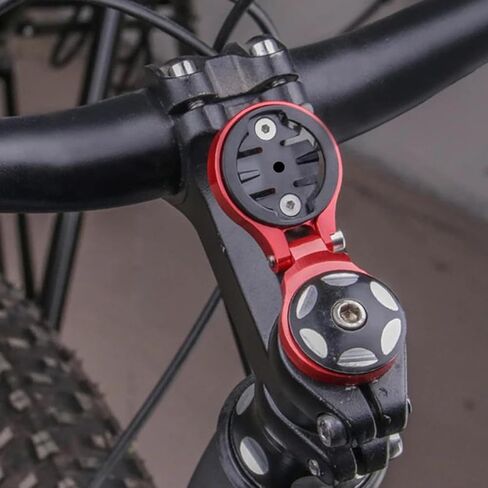 Garmin Edge Mount - Adjustable Out Front Bike Computer Mounts for Stem,Road Cycling Garmin Bike Computer Mount,Wahoo Mount Compatible with Wahoo Elemnt,Elemnt Bolt,Elemnt Mini,Bryton,Cateye - Black in Saudi Arabia