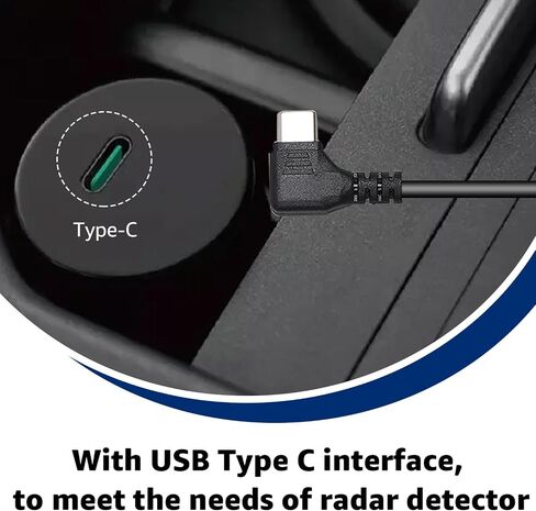 كابل طاقة كاشف الرادار من النوع c إلى RJ11، استبدال كابل الطاقة DC 5V-12V لأجهزة Uniden وEscort وRadenso XP وBeltronics وكاشفات رادار Whistler (طول 13FT) in Kuwait