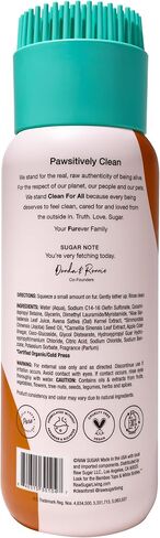 Raw Sugar 2-in-1 Dog Shampoo and Conditioner (Aloe & Oatmeal, 16 Fl Oz) & Dog Wipes, 2 Pack (60 Apple Cream Pet Wipes) Fur Kids Sensitive Coat Kit, Vegan & Cruelty-Free Puppy Essentials in Saudi Arabia