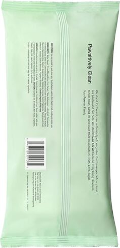 Raw Sugar 2-in-1 Dog Shampoo and Conditioner (Aloe & Oatmeal, 16 Fl Oz) & Dog Wipes, 2 Pack (60 Apple Cream Pet Wipes) Fur Kids Sensitive Coat Kit, Vegan & Cruelty-Free Puppy Essentials in Saudi Arabia